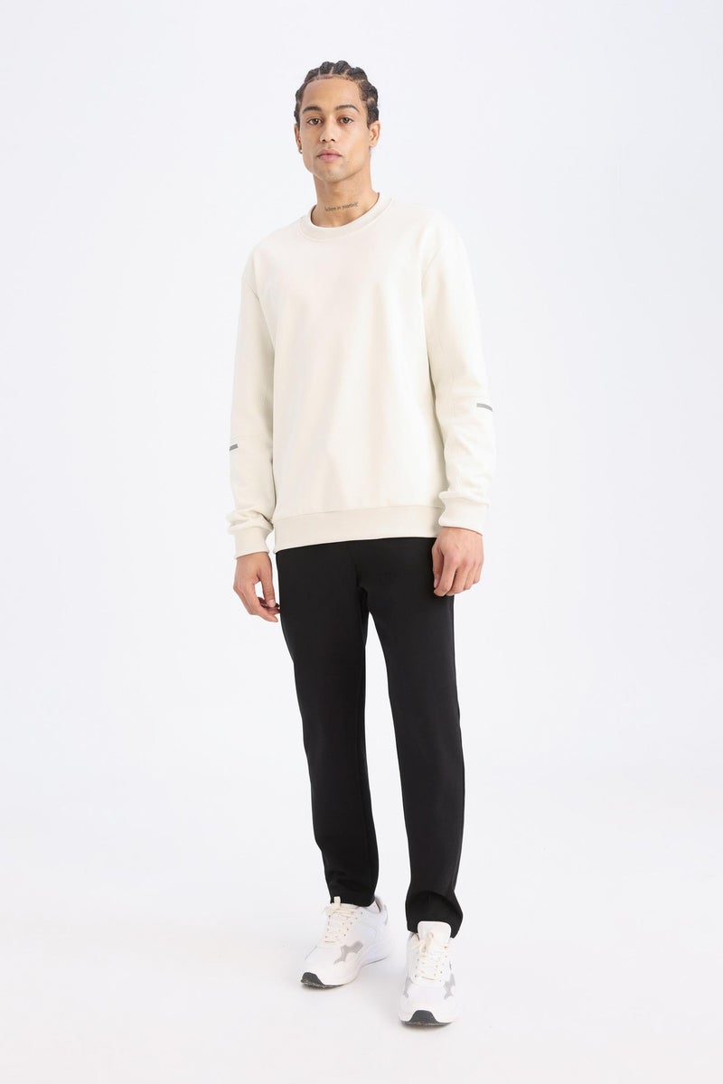 DeFacto Black Man DeFactoFit Slim Fit Slim Fit Zip-Up Basic Jogger Sweatpants Casual - Image 4